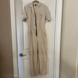 Buffalo David Bitton Women's Cream Jumpsuit